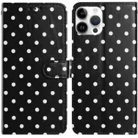Mtp Products iPhone 16 Pro Pung Etui med Prikket Mønster - Sort