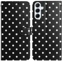 Mtp Products Samsung Galaxy S25 FE Pung Etui med Prikket Mønster - Sort