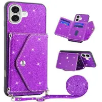 Mtp Products iPhone 17 Stardust Cover med Kortholder - Lilla