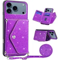 Mtp Products iPhone 17 Pro Stardust Cover med Kortholder - Lilla