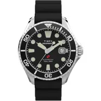 Timex Analogt ur 'Deepwater Meridian' sort / sølv
