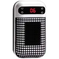 Mtp Products Vægmonteret mini-varmeblæser - 500W - Hvid
