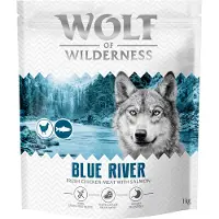 Wolf of Wilderness Adult "Blue River" Laks - kornfri - Økonomipakke: 4 x 1 kg ny opskrift