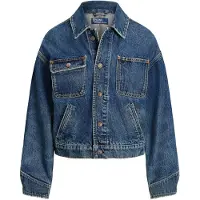 Ralph Lauren Polo Ralph Laurentil kvinder. 211A93907001 Denimjakke, dungaree, blå (XS), Casual, Bomuld