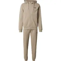 EA7 EA7til mænd. 8NPV63_PJVRZ Core Identity Regular taupe-sæt (M), Casual, Sport, Bomuld, Lange ærmer, Gråt