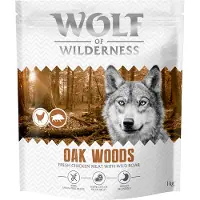 Wolf of Wilderness Adult "Oak Woods" Vildsvin - kornfri - Økonomipakke: 4 x 1 kg ny opskrift