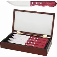 Utica Big Red Steak Knife Set
