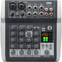 Denon DNA QMX602 analog lydmixer 6 kanaler Blå