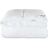 Borg Living Bambus helårs dyne - Ekstra blød bambus og dunfiber - Allergivenlig - 240x220 cm -