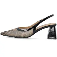 Bianco Slingpumps 'Maralyn' cappuccino / mørkebrun / sort