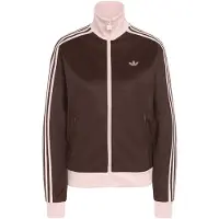 Adidas Originals Sweatjakke 'Classic' mørkebrun / lyserød