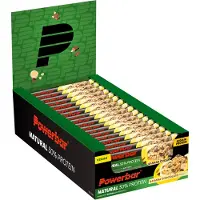 Powerbar Natural Vegan Proteinbarboks Chokolade Og Banan 40g 18 Enheder