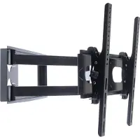Art AR-86 - Beslag - justerbar arm - for LCD TV - metal - sort - skærmstørrelse: 32-63 - vægmonterbar