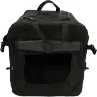 Dogman Canvasbur Milou Sort 50cm