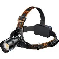 Superfire HL31 - Lommelygte til hovedet - LED - 4-modus - 36 W - hvid