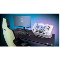 Thermaltake The Tower 300 Snow - Minitower - mini ITX / micro ATX - sidepanel med vindue (hærdet glas) - ingen strømforsyning - sne - USB/Lyd