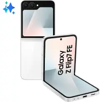 Samsung Z Flip 7 FE (F761) 5G 8/128GB DS Hvid smartphone