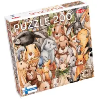 Tactic Puslespil - 200 Brikker - 43x29 cm - Kaniner - - OneSize - Puslespil