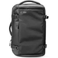 Tech-Protect Defender S40 rygsæk til Ryanair & Wizz Air, 20L bærbar - Sort