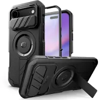 Tech-Protect Kevlar MagSafe-etui til iPhone 17 Air - Sort