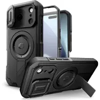 Tech-Protect iPhone 17 Pro Kevlar MagSafe Cover - Sort