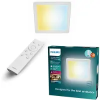 Philips Valen 13w 1500 Lumens 2200-6500k 295 X 37 X 295 Mm Overflademonteret Led-downlight