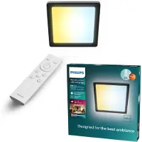 Philips Valen 17w 2050 Lumens 2200-6500k 395 X 37 X 395 Mm Overflademonteret Led-downlight