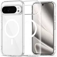 Tech-Protect Google Pixel 10/10 Pro Flexair Magnetisk Hybrid Cover - Gennemsigtig