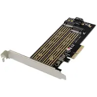 Microconnect - Interfaceadapter - M.2 - M.2 NVMe Card - PCIe 3.0 x4, SATA 6Gb/s - sort