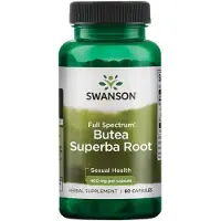 Swanson Health , Full Spektrum Butea Superba Rod, 400 mg, 60 Kapsler