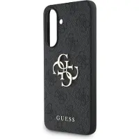 GUESS Samsung Galaxy A36 4G Big Metal Logo Hybrid Cover - Sort