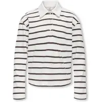 ONLY GIRLS Bluser & t-shirts kastaniebrun / hvid