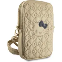Hello Kitty Quilted Bows Strap-taske - guld