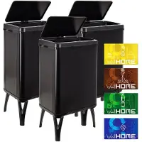 Wellhome Smarte Skraldespande 40l 3 Enheder