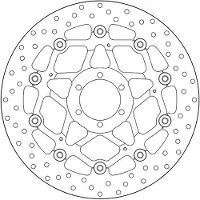 Brembo 78b40870 Forbremseskive
