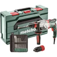 Metabo UHEV 2860-2 QUICK Set - Roterende hammer - 1100 W - 2-hastigheders - 3 tilstande - SDS-plus 50 mm - 3.4 Joule