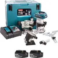 Makita DRT50 - Pyntrouter - ledningfri - spændepatron 8 mm - intet batteri - 18 V - SOLO