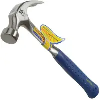 Estwing E316C 16oz buet klohammer, blå støddæmpende greb, længde 330 mm