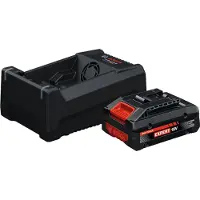 Bosch 18V 4.0Ah EXPERT BATTERI + GAL 12V/18V-80 OPLADER