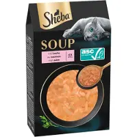 Sheba Økonomipakke: 80 x 40 g Multipack Classic Soup portionsposer - Laks