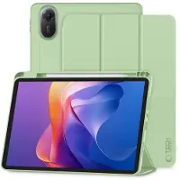 Tech-Protect Xiaomi Redmi Pad 2 SmartCase Pen Tri-Fold Folio Cover - Grøn