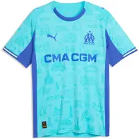 Puma Olympique de Marseille Special Edition Jersey Men, Sport, Aqua/Royal Sapphire, M