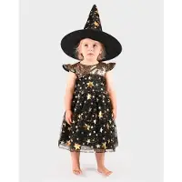 Den Goda Fen Udklædning - Dress Witch - - 6-8 år (116-128) - Udklædning