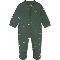 Lacoste Kids Footed Croco Print Langærmet Jumpsuit
