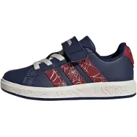Adidas Sportssko 'Marvel Spider-Man Grand Court' mørkeblå / vinrød / hvid