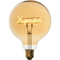 LUEDD Jule E27 LED pære G125 Amber 1,8W 100 lm 1800K
