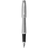 Parker Urban, Metallic, Påfyldningssystem til patron, Blå, Aluminium, Messing, Krom, Rund spids, Rustfrit stål