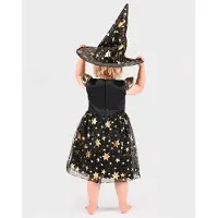Den Goda Fen Udklædning - Dress Witch - - 4-6 år (104-116) - Udklædning