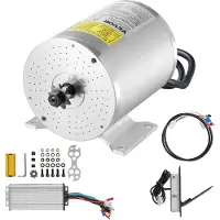 Vevor 1800W elektrisk børsteløs DC-motorsæt - 48V 4500 o/min motor med opgraderet hastighedsregulator og fodpedalgaspedalsæt til gokarts, elcykel, motorcykel, scooter, gør-det-selv