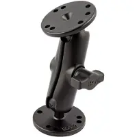 Ram Mounts Universal Double Ball Mount With Two Round Plates B Size Medium Enkelt Svingarm